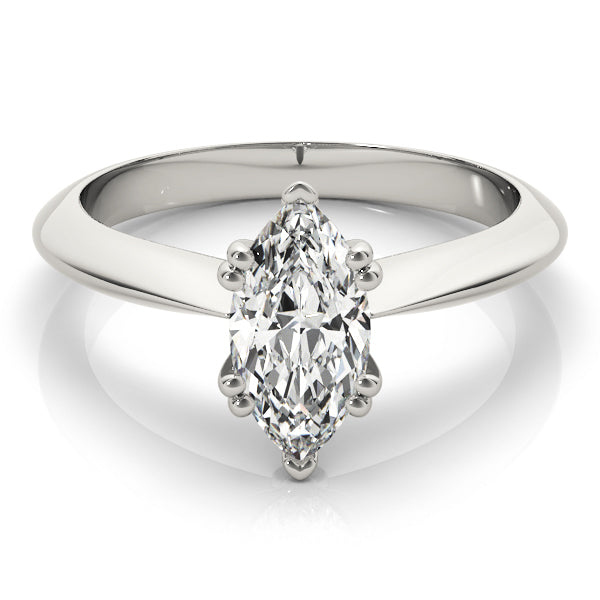 Double Prong Marquise Engagement Ring (84961)