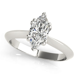 Double Prong Marquise Engagement Ring (84961)