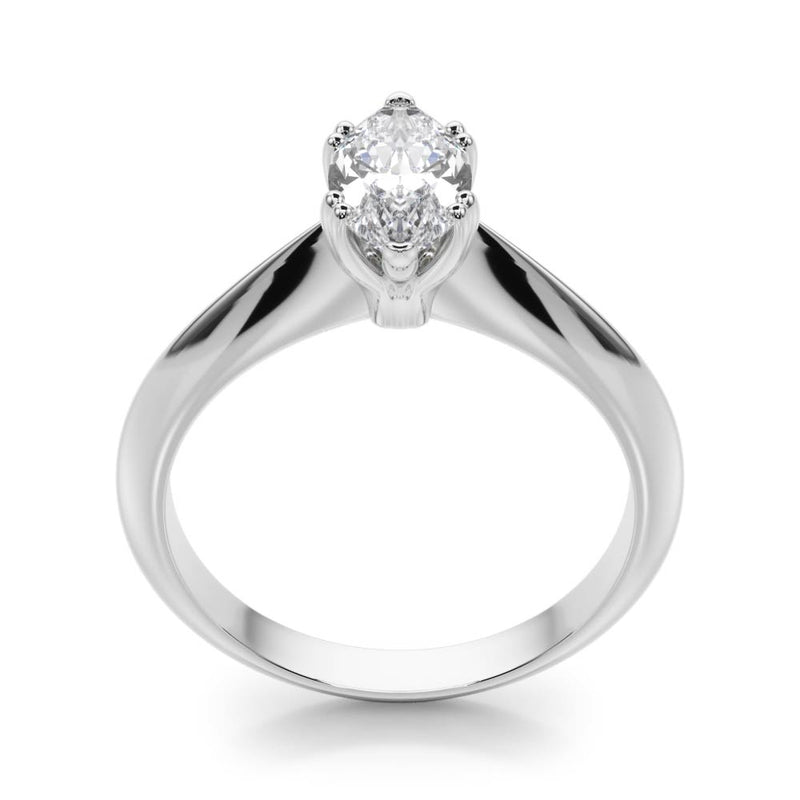 Double Prong Marquise Engagement Ring (84961)