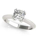 Cushion Double Prong Engagement Ring