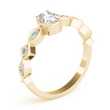 Oval Color Center Ring Engagement Ring (85040)