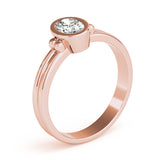Oval Color Center Ring Engagement Ring (85041)