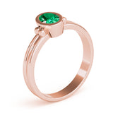 Oval Color Center Ring Engagement Ring (85041)