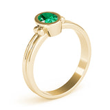 Oval Color Center Ring Engagement Ring (85041)