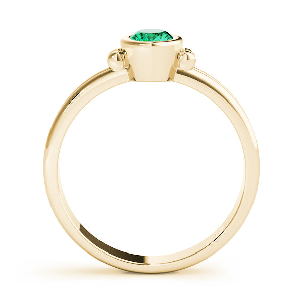 Oval Color Center Ring Engagement Ring (85041)