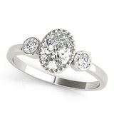 Oval Fashion Ring Engagement Ring