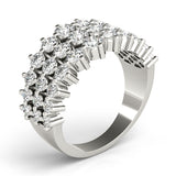 3 Row Fashion Ring - alt view
