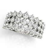 3 Row Fashion Ring