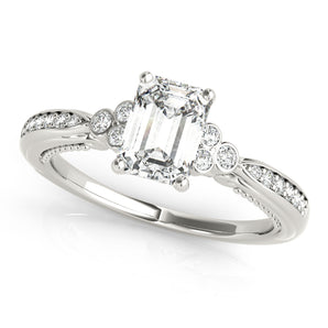 Emerald Fashion Rings Cut Engagement Ring