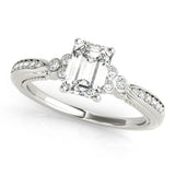 Emerald Fashion Rings Cut Engagement Ring