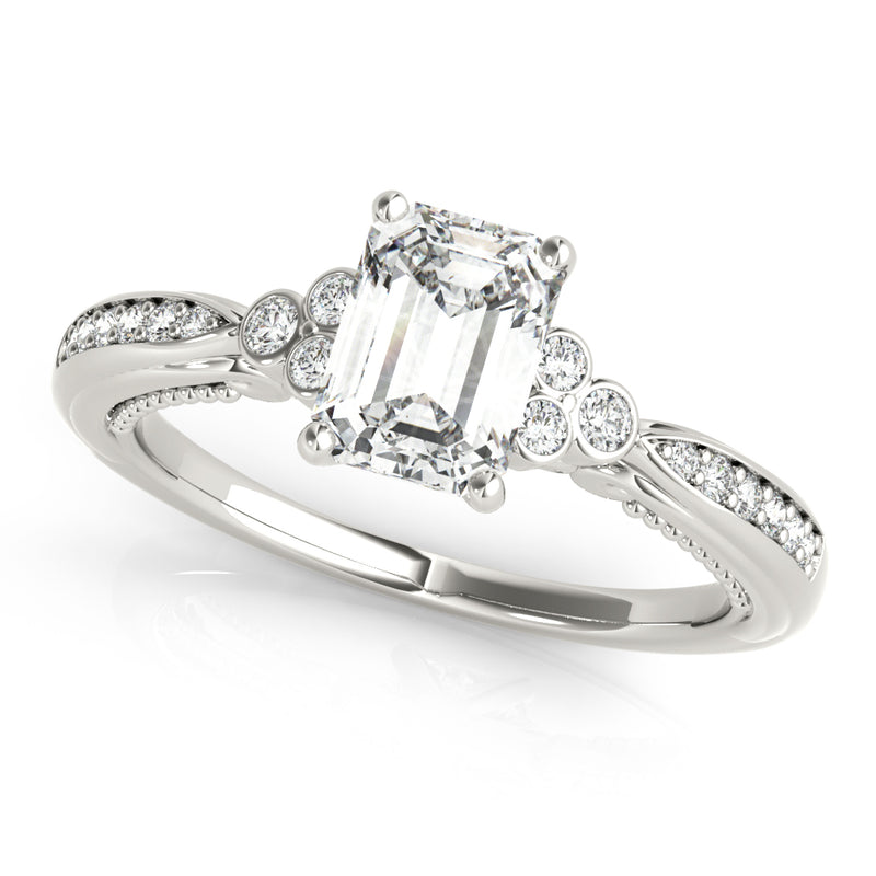 Emerald Fashion Rings Cut Engagement Ring