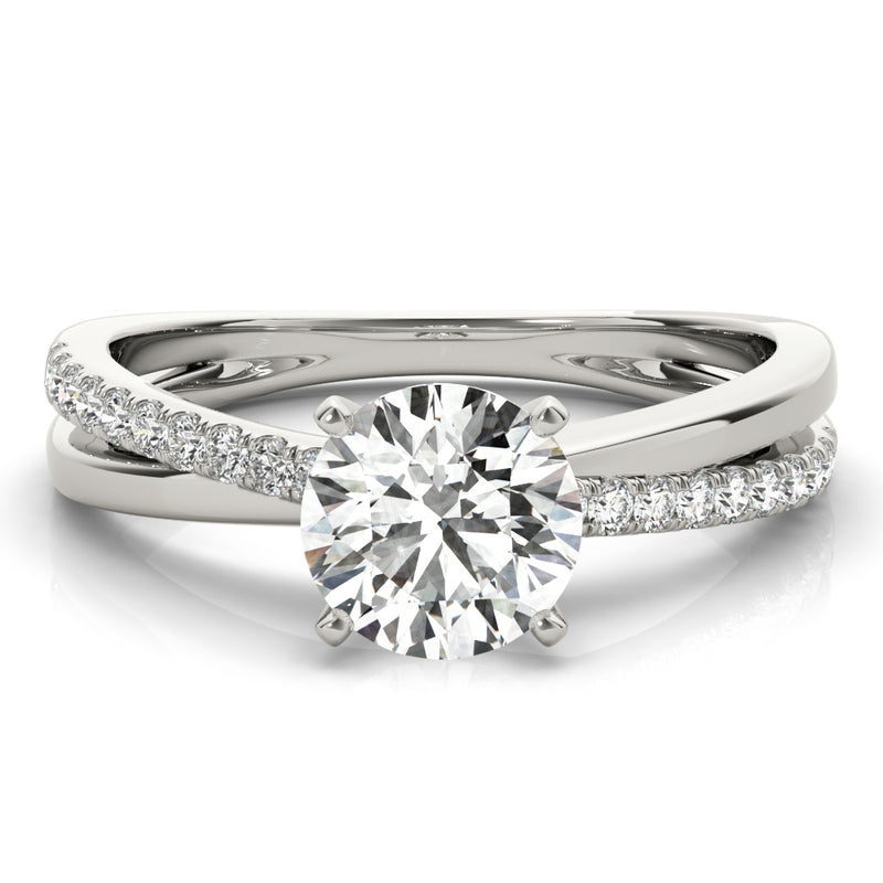 Split Shank Engagement Ring - alt view