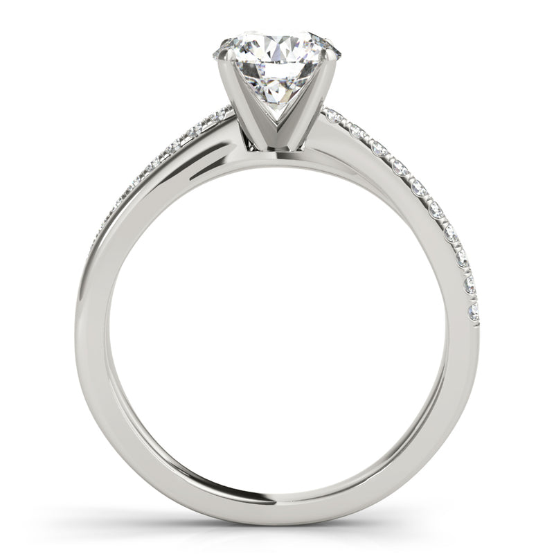 Split Shank Engagement Ring - alt view