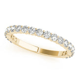 Wedding Band 2.0mm Stones - alt view