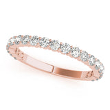 Wedding Band 2.0mm Stones - alt view