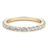 Wedding Band 2.0mm Stones - alt view