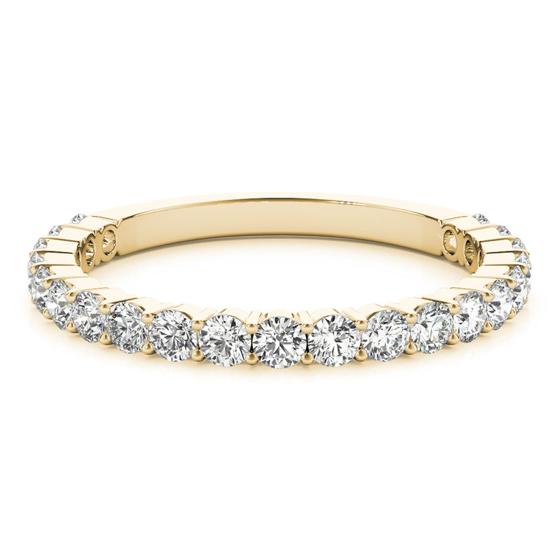 Wedding Band 2.0mm Stones - alt view
