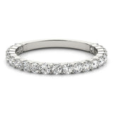 Wedding Band 2.0mm Stones - alt view