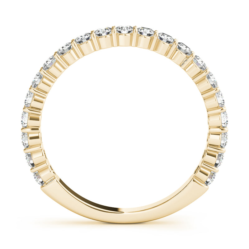 Wedding Band 2.0mm Stones - alt view