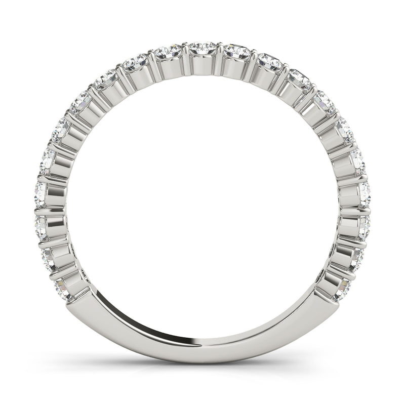 Wedding Band 2.0mm Stones - alt view