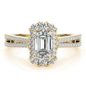 Emerald Cut Engagement Ring (85145)