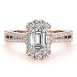 Emerald Cut Engagement Ring (85145)