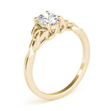 Oval Color Solitaire Engagement Ring (85155)