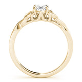 Oval Color Solitaire Engagement Ring (85155)