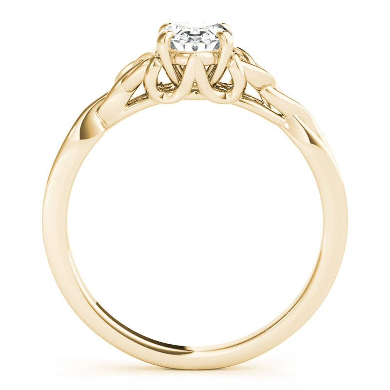 Oval Color Solitaire Engagement Ring (85155)