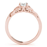 Oval Color Solitaire Engagement Ring (85155)