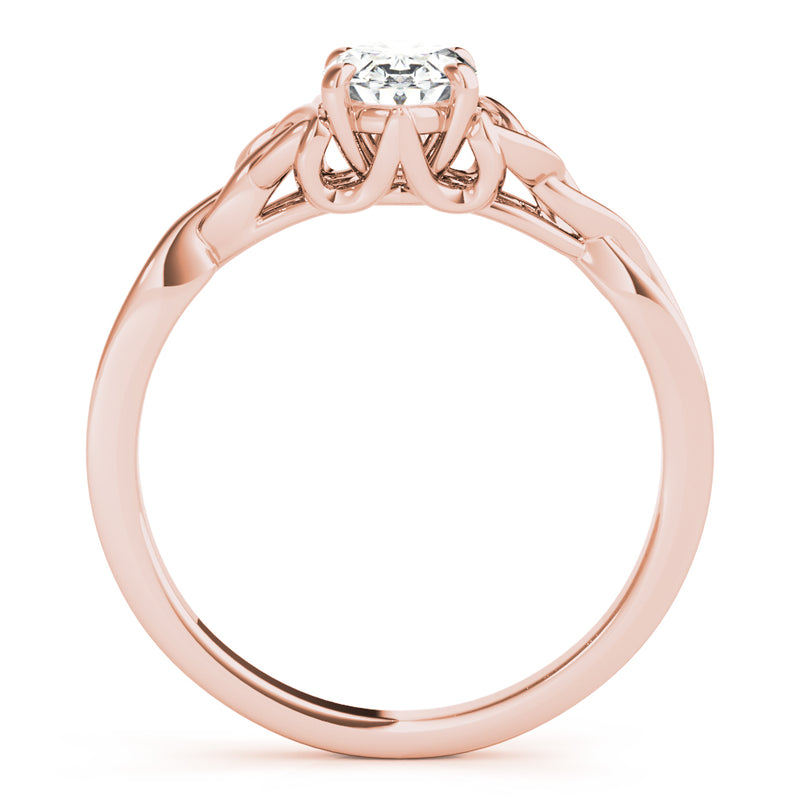 Oval Color Solitaire Engagement Ring (85155)