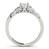 Oval Color Solitaire Engagement Ring (85155)