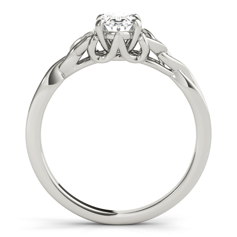 Oval Color Solitaire Engagement Ring (85155)
