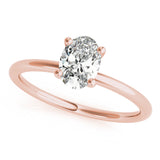 Solitaire Oval Engagement Ring (85164)