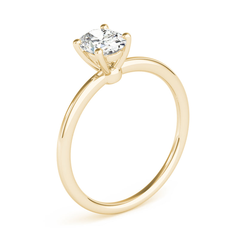 Solitaire Oval Engagement Ring (85164)