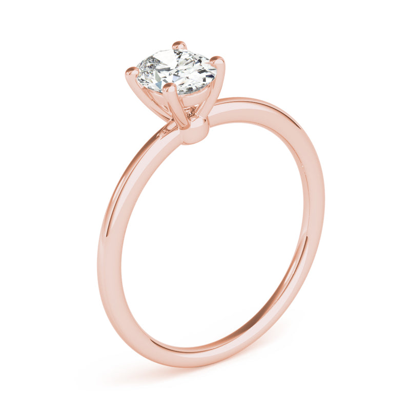 Solitaire Oval Engagement Ring (85164)