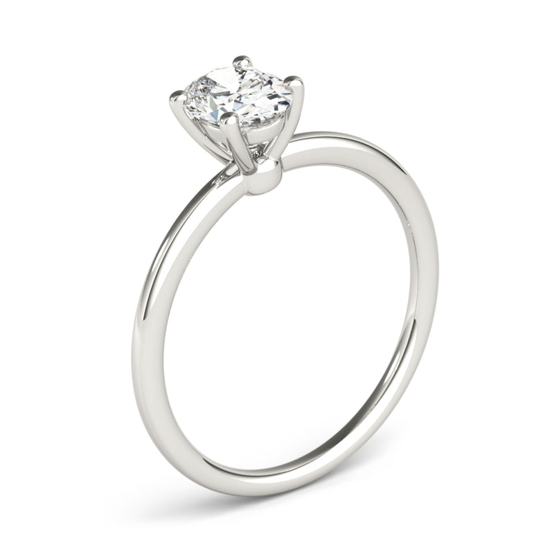 Solitaire Oval Engagement Ring (85164)