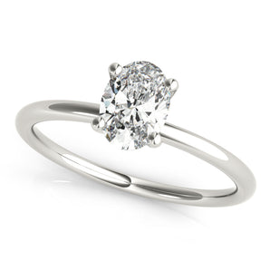 Solitaire Oval Engagement Ring (85164)