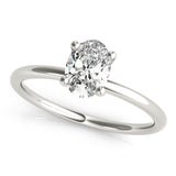 Solitaire Oval Engagement Ring (85164)