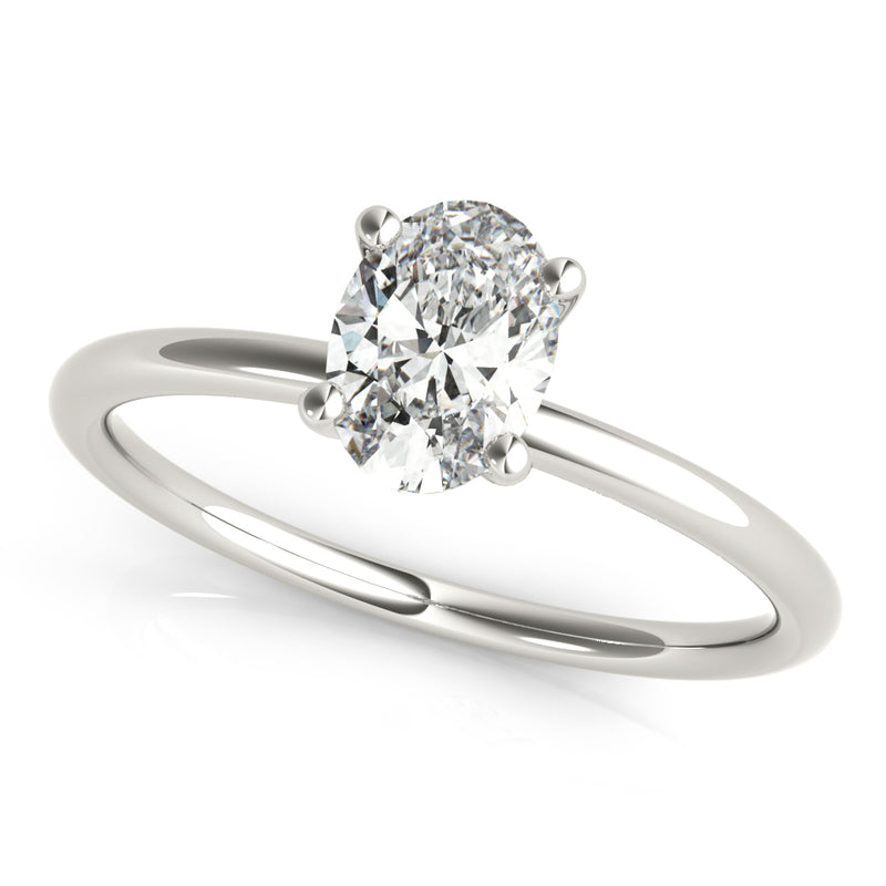 Solitaire Oval Engagement Ring (85164)