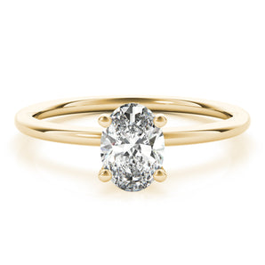 Solitaire Oval Engagement Ring (85164)