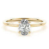 Solitaire Oval Engagement Ring (85164)