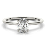 Solitaire Oval Engagement Ring (85164)
