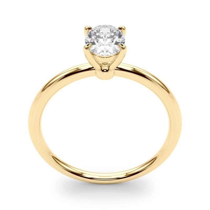 Solitaire Oval Engagement Ring (85164)