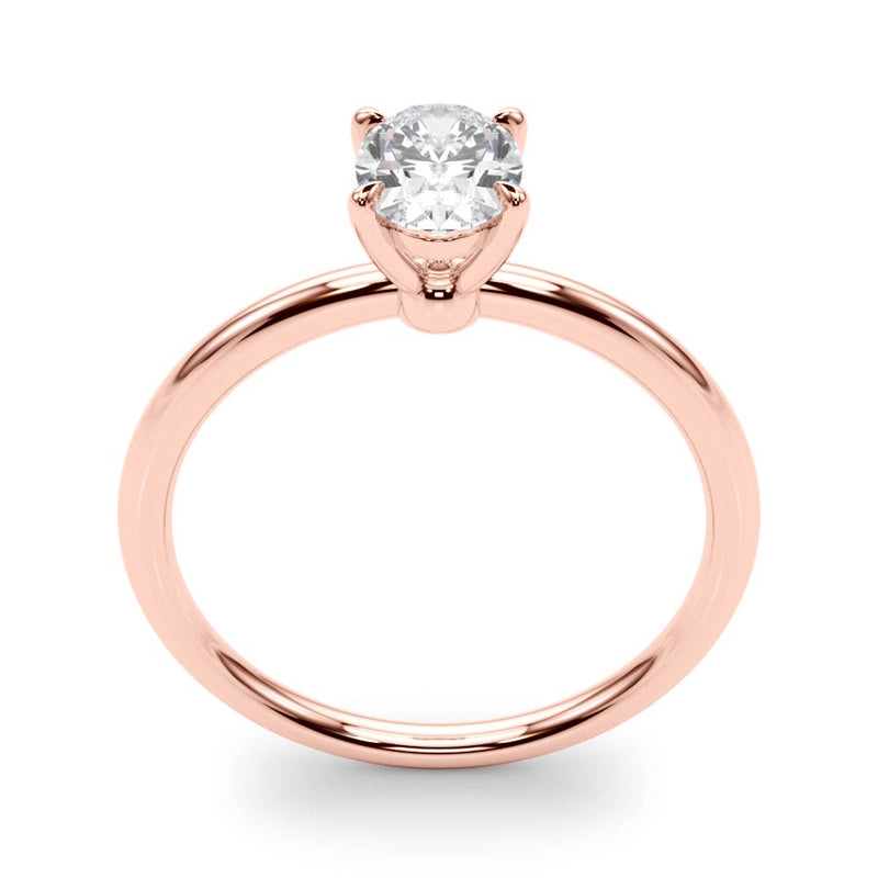 Solitaire Oval Engagement Ring (85164)