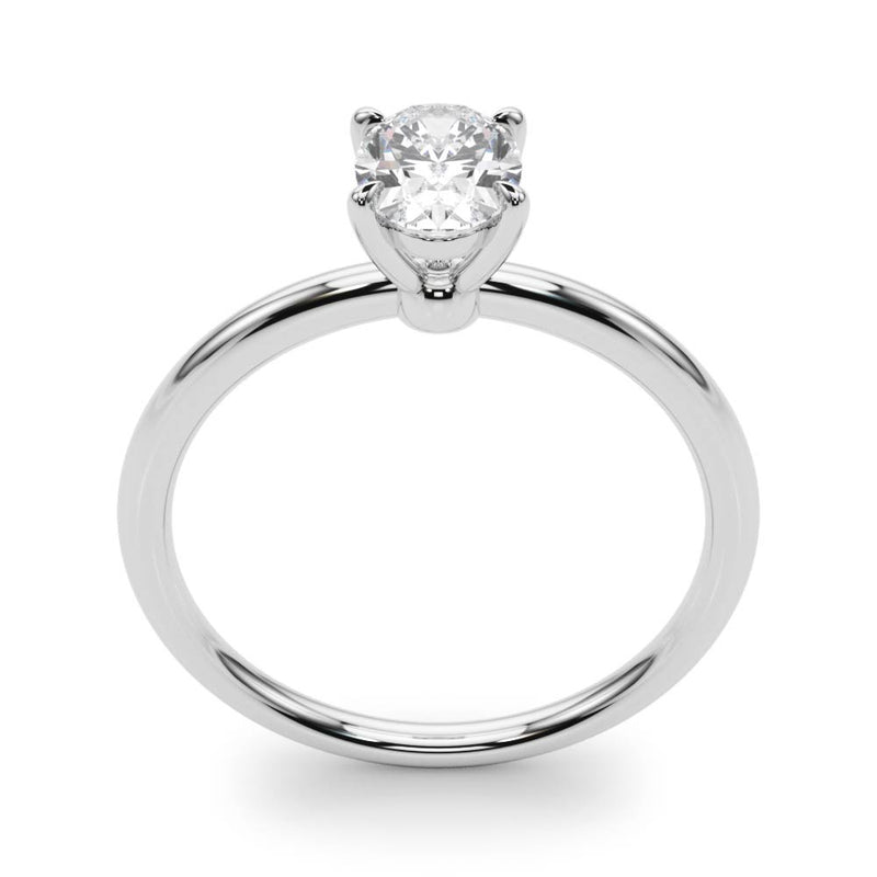 Solitaire Oval Engagement Ring (85164)