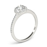 Halo Ring Engagement Ring - alt view