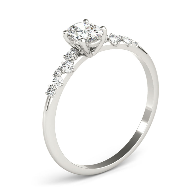 Fashion Rings Engagement Ring (Oval Center) - alt view