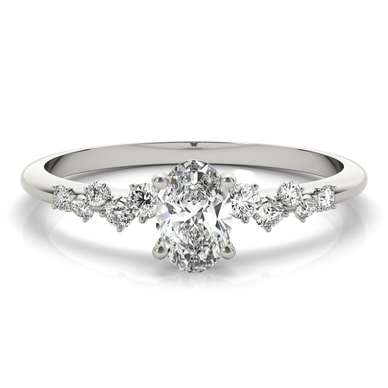 Fashion Rings Engagement Ring (Oval Center) - alt view