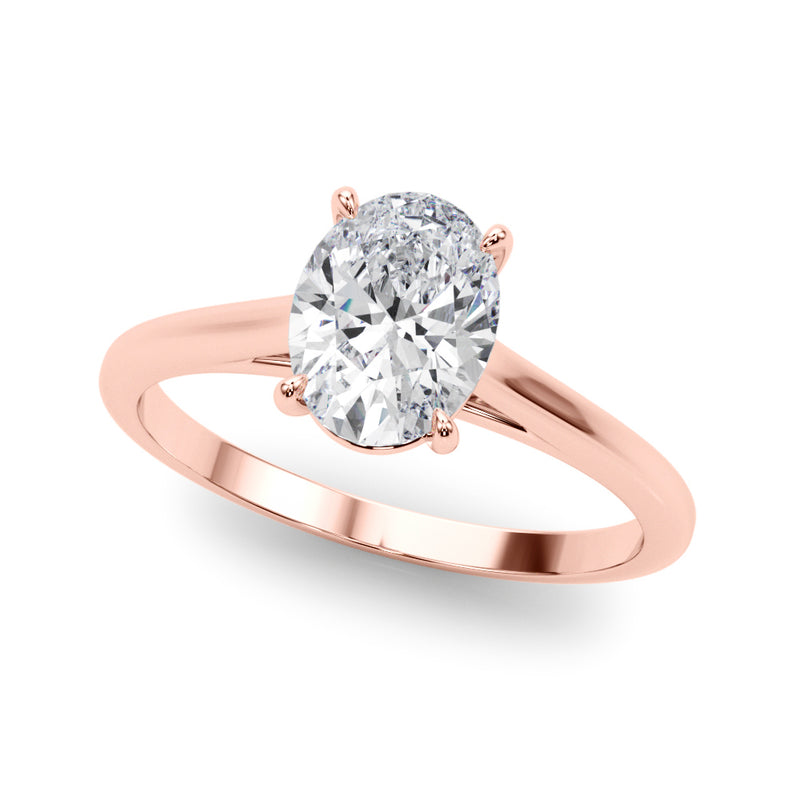 Solitaire Oval Engagement Ring (85193)